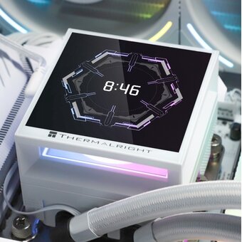  СВО Thermalright Hyper Vision 360 ARGB White / 3x120mm ARGB PWM Fans / TRHV360AW 