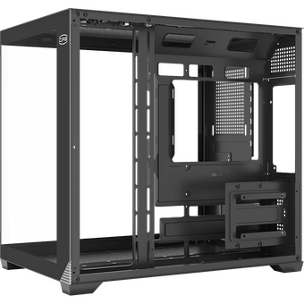  Корпус PcCooler C3T700 ARGB BK, без БП Midi-Tower, TG, 4x120mm 1xUSB-A 3.0 + 2.0 1xUSB-C, ATX, mITX Black 