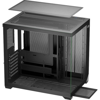  Корпус PcCooler C3T700 ARGB BK, без БП Midi-Tower, TG, 4x120mm 1xUSB-A 3.0 + 2.0 1xUSB-C, ATX, mITX Black 