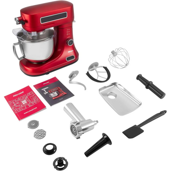  Кухонная машина Rondell RDE-KM900 красное вино 