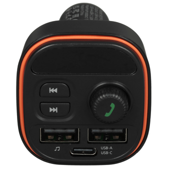  FM-Трансмиттер BOROFONE BC59 Heroic car BT FM transmitter черный 