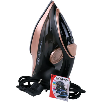  Утюг SONNEN SI-6680 черный/розовый 