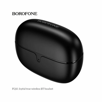  Наушники bluetooth BOROFONE FQ10 Joyful true wireless BT headset черный 
