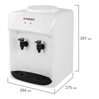  Кулер-водораздатчик SONNEN TS-01WT (455411) белый 