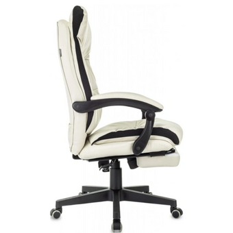  Кресло руководителя Бюрократ CH-824MSG-BF/IV-PU слоновая кость ткань/эко.кожа пластик 