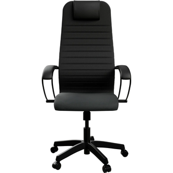  Кресло Метта SU-B-10 (ZE4.12.1.222) черный сиденье черный сетка с подголов. крестов. металл хром 