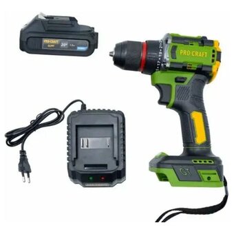  Шуруповерт PROCRAFT PA18LiPro (АКБ 1.5Ач+ЗУ+Кейс) 