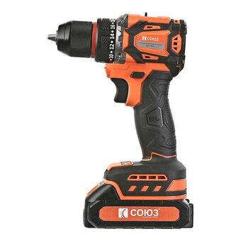  Дрель-шуруповерт СОЮЗ ДШС-1845 2x2.0Ач+ЗУ, ЗУ 