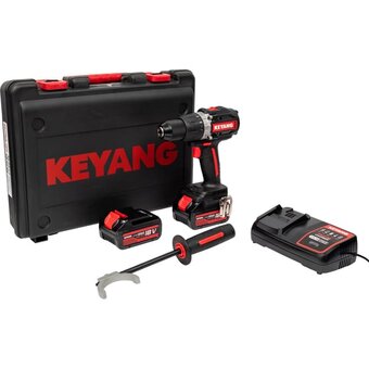  Дрель-шуруповерт KEYANG DM20BLH-100E (Set) ударная 2 АКБ + ЗУ 