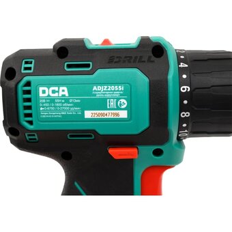  Дрель-шуруповерт DCA ударная ADJZ2055i (Type EM) 2 АКБ + ЗУ 