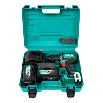  Дрель-шуруповерт DCA ударная ADJZ2055i (Type EM) 2 АКБ + ЗУ 