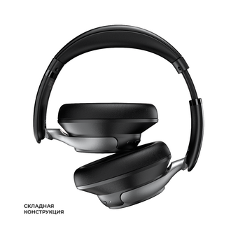  Беспроводные накладные наушники Stereo Core ANC, BT 6.0, 400 мАч, черный, Deppa 