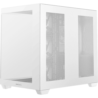  Корпус Deepcool CG530 4F WH без БП, боковое окно (панорама), 3x120мм ARGB Reverce вентилятора на боковой стенке, 1x120мм ARGB вентилятор сзади, белый 