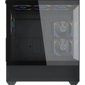  Корпус Accord ACC-EL1B TG, ATX, Midi-Tower, без БП, черный 