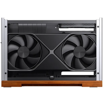  Корпус JONSBO T9 Silver без БП, mini-ITX, SFX, серебристый 