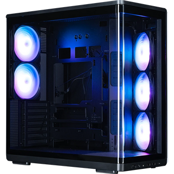  Корпус ZALMAN P60 black MidiTower (ATX, без БП, 2xUSB 3.0+USB Type C, 5x120mm ARGB ) 