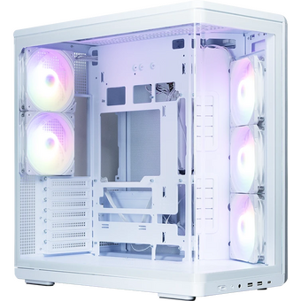  Корпус ZALMAN P60 White MidiTower (ATX, без БП, 5x120mm ARGB fans, 1xUSB Type C, 2xUSB 3.0) 