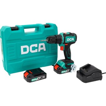  Дрель-шуруповерт DCA ударная ADJZ2055i (Type AM) 2 АКБ + ЗУ 