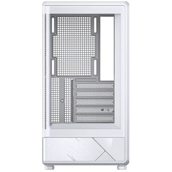  Корпус JONSBO D200 White без БП, бок. пан. из закал. стекла (панорама), mini-ITX, micro-ATX, белый 