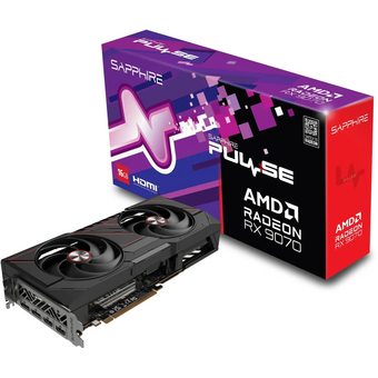  Видеокарта Sapphire AMD Radeon RX 9070 (11349-03-20G) Pulse AMD Radeon RX 9070 Gaming 16GB Dual 16ГБ Pulse, GDDR6, Ret 