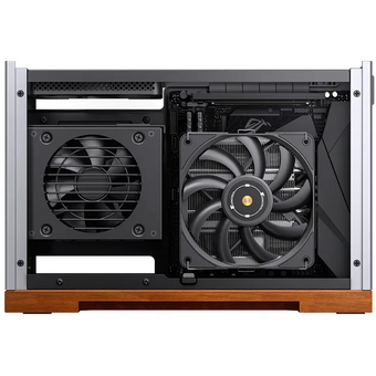  Корпус JONSBO T9 Silver без БП, mini-ITX, SFX, серебристый 