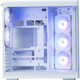 Корпус ZALMAN P60 White MidiTower (ATX, без БП, 5x120mm ARGB fans, 1xUSB Type C, 2xUSB 3.0) 
