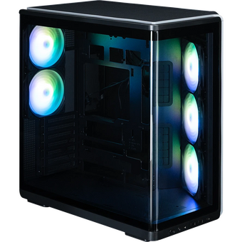  Корпус ZALMAN P60 black MidiTower (ATX, без БП, 2xUSB 3.0+USB Type C, 5x120mm ARGB ) 