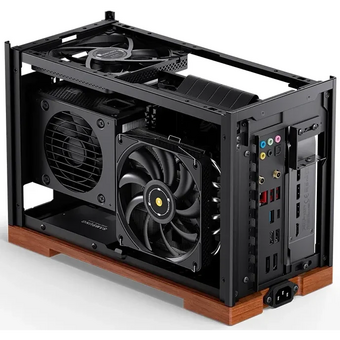  Корпус JONSBO T9 Black без БП, mini-ITX, SFX, черный 