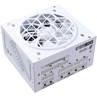  Блок питания 1STPLAYER NGDP Gold 1200W White (HA-1200BA4-WH) / ATX 3.1, PCle 5.1, APFC, 80 Plus Gold, LLC+DC-DC, 120mm fan, full modular 