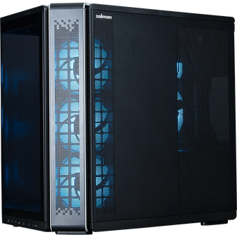  Корпус ZALMAN P60 black MidiTower (ATX, без БП, 2xUSB 3.0+USB Type C, 5x120mm ARGB ) 