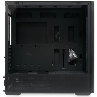  Корпус HSPD M712 (M712-TGBK) без БП, Mesh Mid Tower, Black, TG, 0.6 SPCC, no fans, E-ATX, ATX, mITX, 175/410/160mm, 2x2.5", 7xPCI 