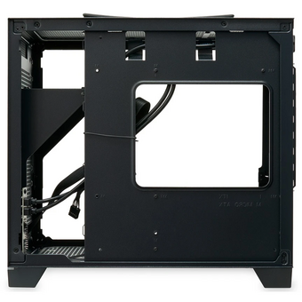  Корпус HSPD M211 (M211-TGBK) без БП, Mesh Mini-Tower, Black, TG, 0.7 SPCC, no fans,mATX, mITX, 175/330/150mm, 2x2.5", 1x3.5", 4xPCI 