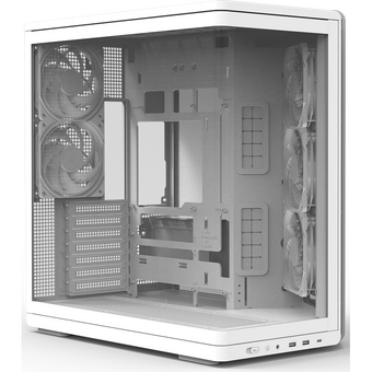  Корпус ZALMAN P60 White MidiTower (ATX, без БП, 5x120mm ARGB fans, 1xUSB Type C, 2xUSB 3.0) 