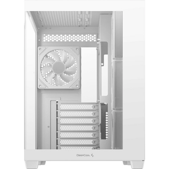  Корпус Deepcool CG530 4F WH без БП, боковое окно (панорама), 3x120мм ARGB Reverce вентилятора на боковой стенке, 1x120мм ARGB вентилятор сзади, белый 