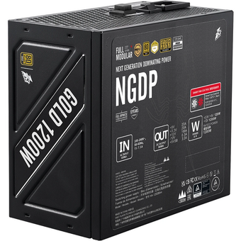  Блок питания 1STPLAYER NGDP Gold 1200W Black (HA-1200BA4) / ATX 3.1, PCle 5.1, APFC, 80 Plus Gold, LLC+DC-DC, 120mm fan, full modular 