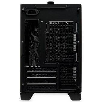  Корпус HSPD M211 (M211-TGBK) без БП, Mesh Mini-Tower, Black, TG, 0.7 SPCC, no fans,mATX, mITX, 175/330/150mm, 2x2.5", 1x3.5", 4xPCI 
