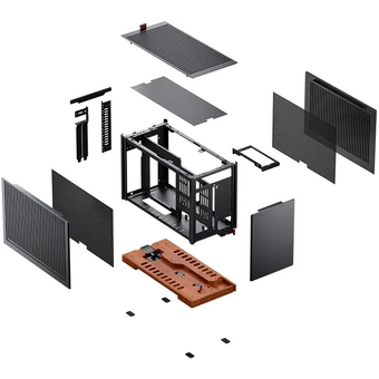  Корпус JONSBO T9 Black без БП, mini-ITX, SFX, черный 