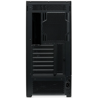  Корпус HSPD M712 (M712-TGBK) без БП, Mesh Mid Tower, Black, TG, 0.6 SPCC, no fans, E-ATX, ATX, mITX, 175/410/160mm, 2x2.5", 7xPCI 