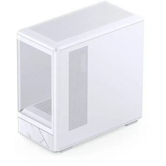  Корпус JONSBO D200 White без БП, бок. пан. из закал. стекла (панорама), mini-ITX, micro-ATX, белый 