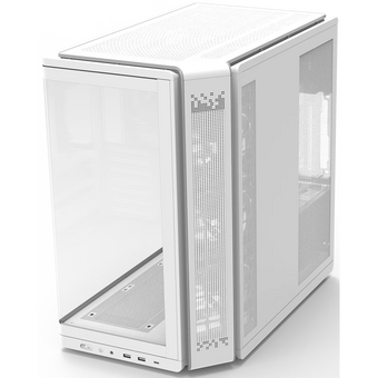  Корпус ZALMAN P60 White MidiTower (ATX, без БП, 5x120mm ARGB fans, 1xUSB Type C, 2xUSB 3.0) 