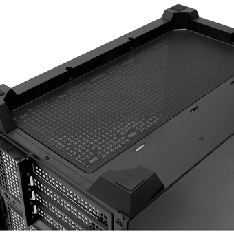  Корпус HSPD M211 (M211-TGBK) без БП, Mesh Mini-Tower, Black, TG, 0.7 SPCC, no fans,mATX, mITX, 175/330/150mm, 2x2.5", 1x3.5", 4xPCI 