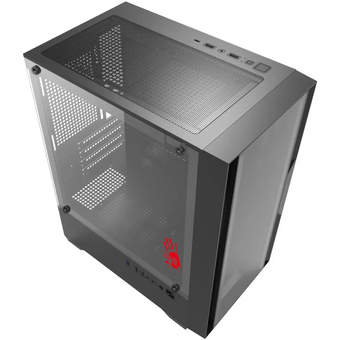  Корпус BLOODY CC-123 (cc-123-bk), mATX, Mini-Tower, без БП, черный 