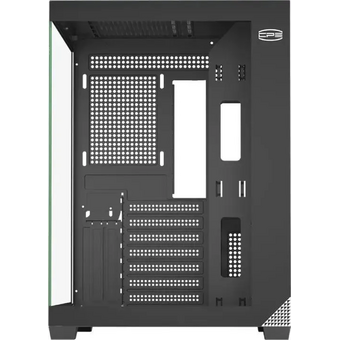  Корпус PcCooler C3T700 BK, без БП Midi-Tower, TG, no fans, 1xUSB-A 3.0 + 2.0 1xUSB-C, ATX, mITX Black 