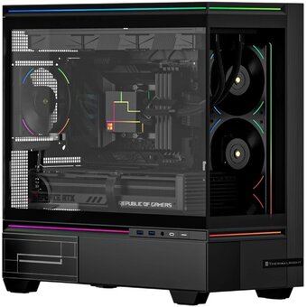  Корпус Thermalright M10 (TRTLM10B) / Black / TG / USB Type-C / mATX 