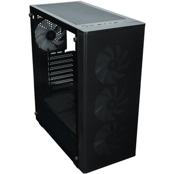  Корпус XASTRA A300 4ARGB Black (A300-4FC12A) ATX/Mesh/ full-size TG / 4x120mm FC120 ARGB PWM fans 