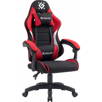 УЦ Игровое кресло Defender Sorrento 64028 Black/Red Ткань (плохая упаковка, частично надломлена доска спинки) 