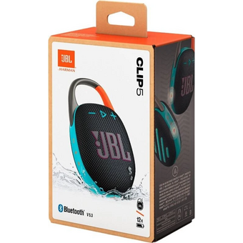  Портативная акустика JBL Clip 5 черный/оранжевый 