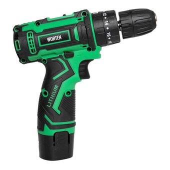 Дрель-шуруповерт WORTEN IM КА-90000580 ударная 2x2.0Ач+ЗУ 