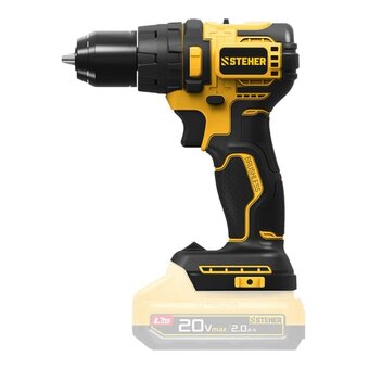  Дрель-шуруповерт STEHER CBS-45 без АКБ (LMS) и ЗУ ударная 