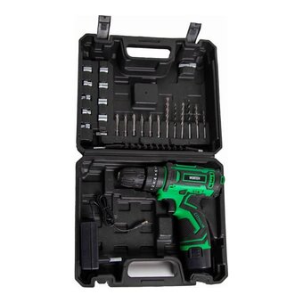  Дрель-шуруповерт WORTEN IM КА-90000580 ударная 2x2.0Ач+ЗУ 